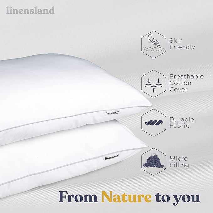 Down-Alternative Snuggy Pillows (Pack of 2)