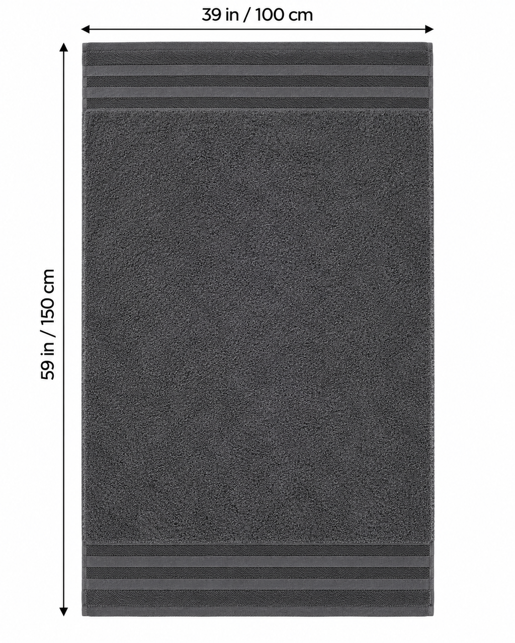 Harlow Towel - 100% Cotton Luxury 600 Gsm Towel (Pack of 2)
