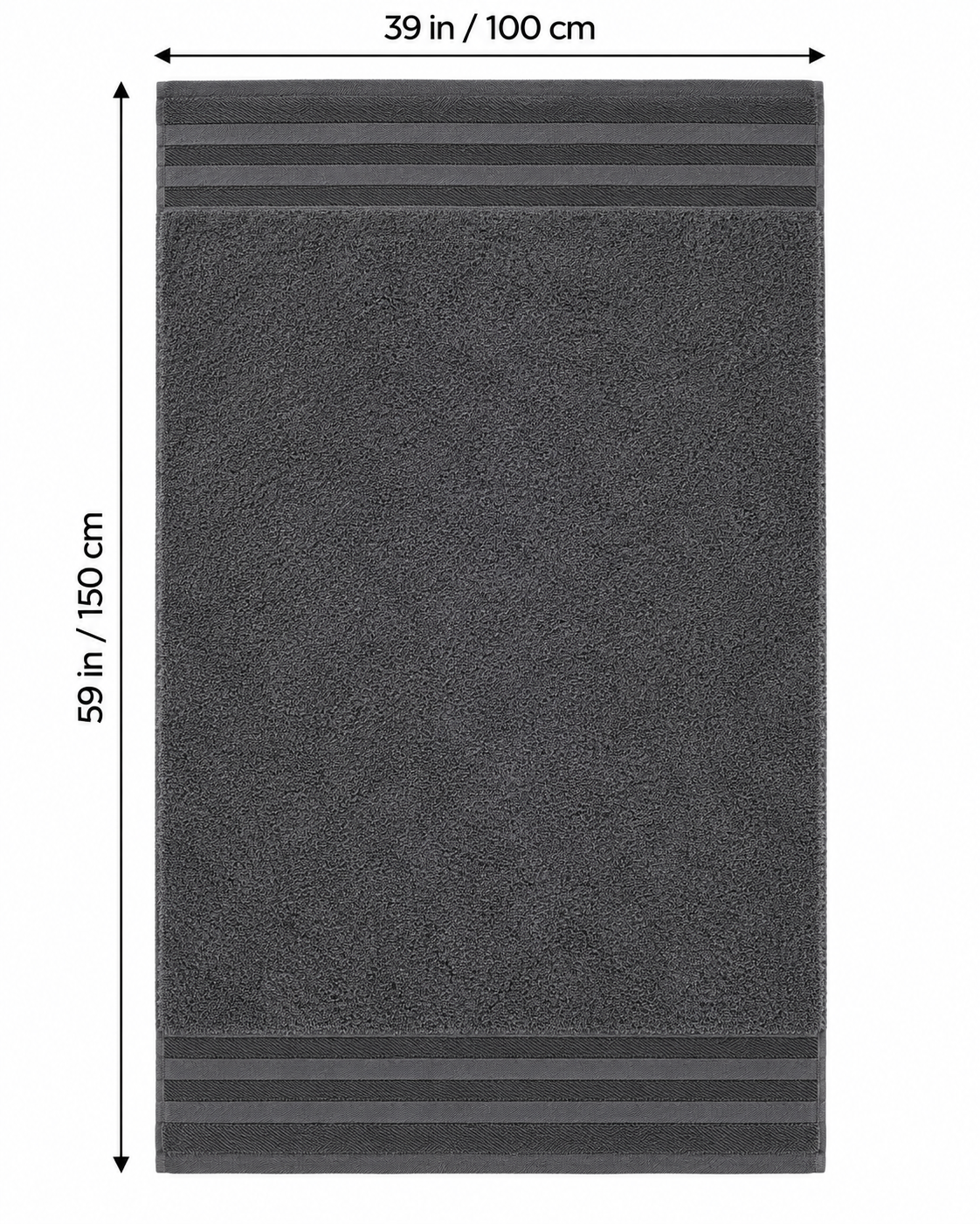 Harlow Towel - 100% Cotton Luxury 600 Gsm Towel (Pack of 2)