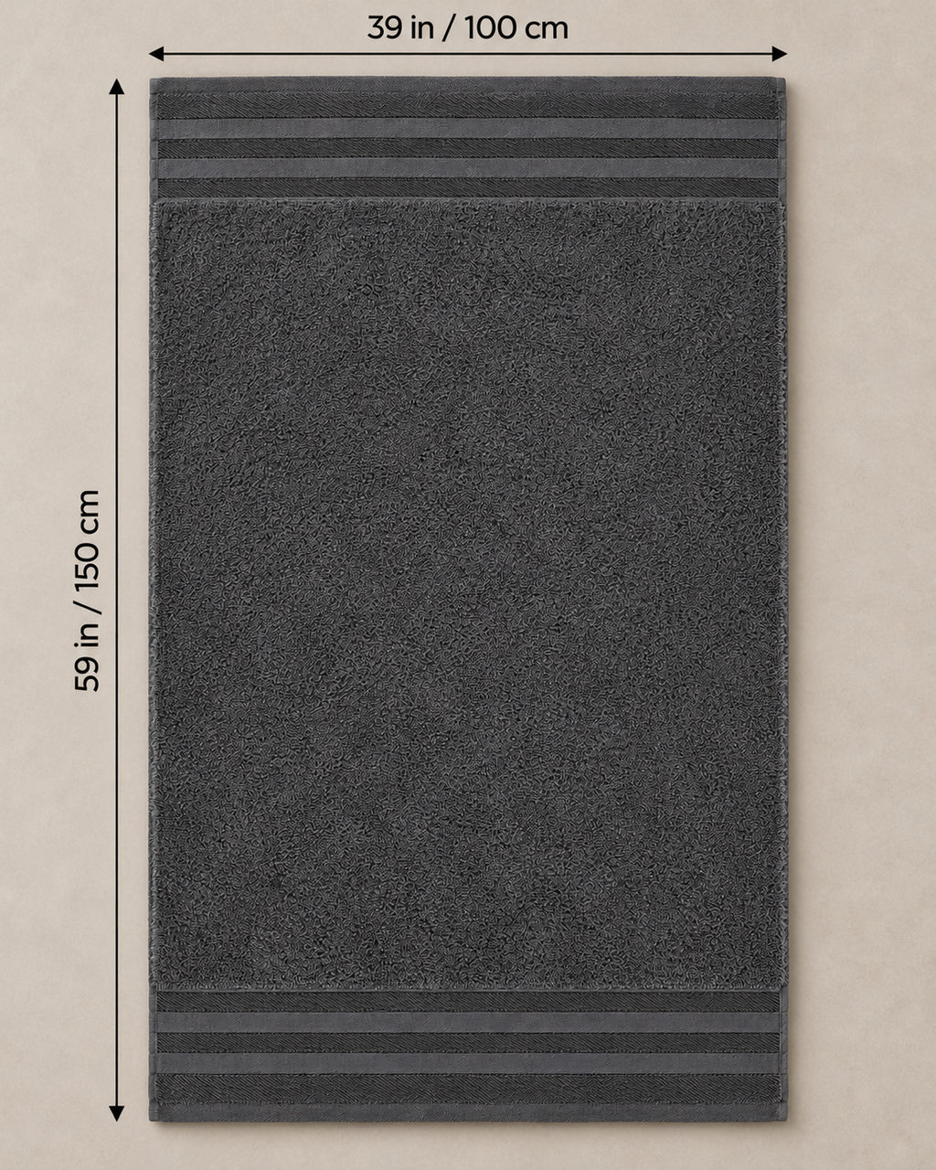 Harlow Towel - 100% Cotton Luxury 600 Gsm Towel (Pack of 2)