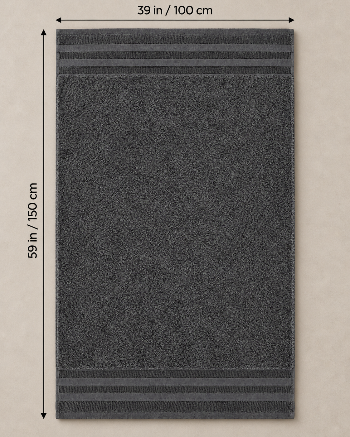 Harlow Towel - 100% Cotton Luxury 600 Gsm Towel (Pack of 2)