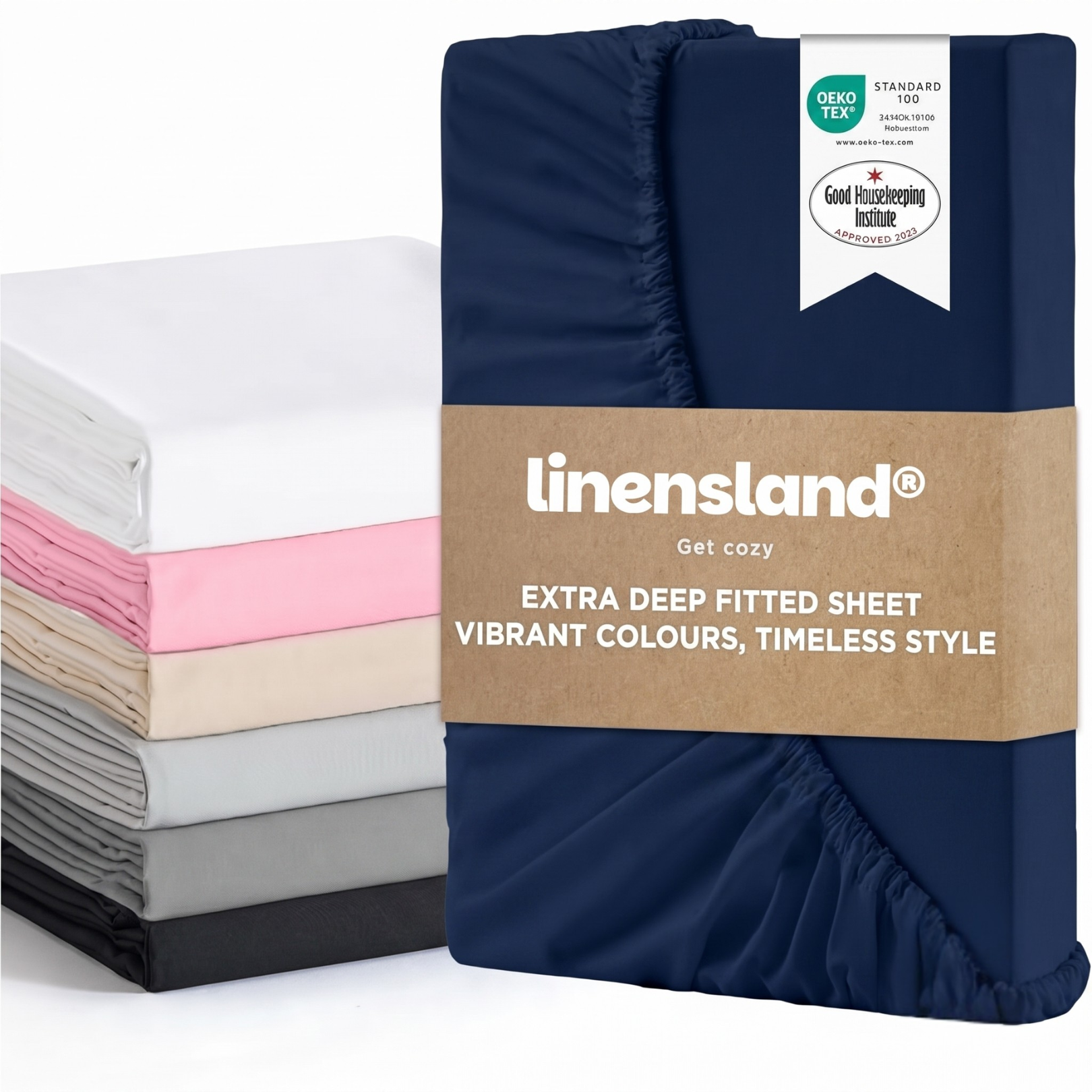 Essential Microfibre Extra Deep Fitted Sheet