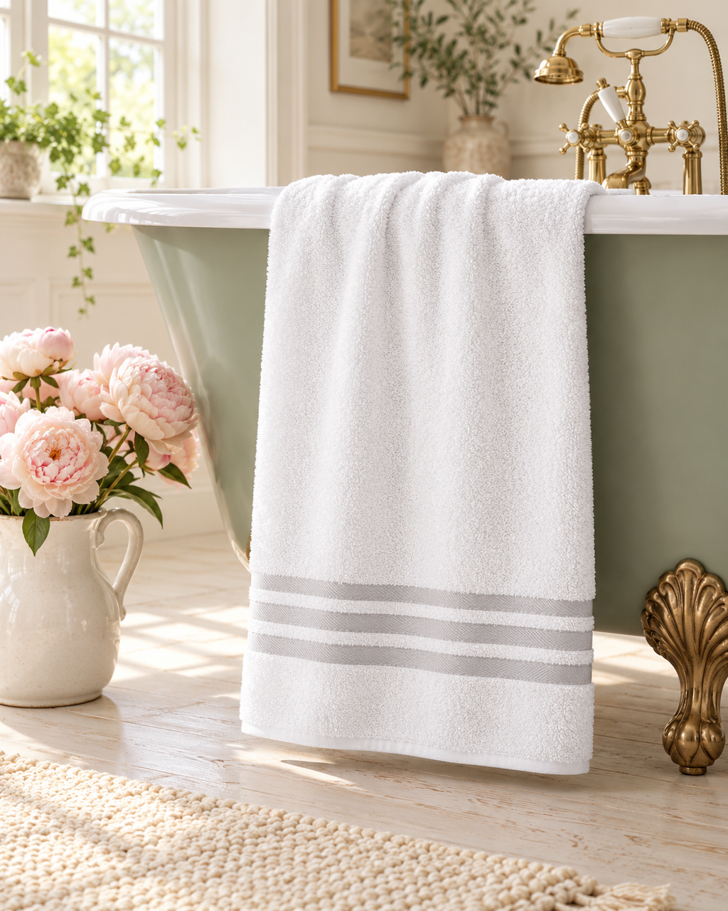Harlow Towel - 100% Cotton Luxury 600 Gsm Towel (Pack of 2)
