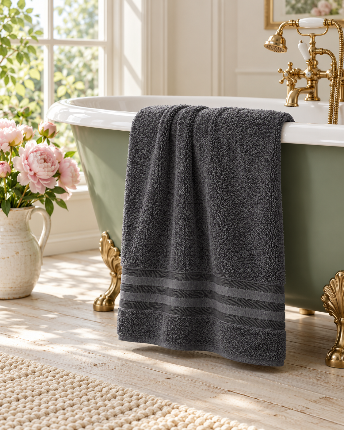 Harlow Towel - 100% Cotton Luxury 600 Gsm Towel (Pack of 2)