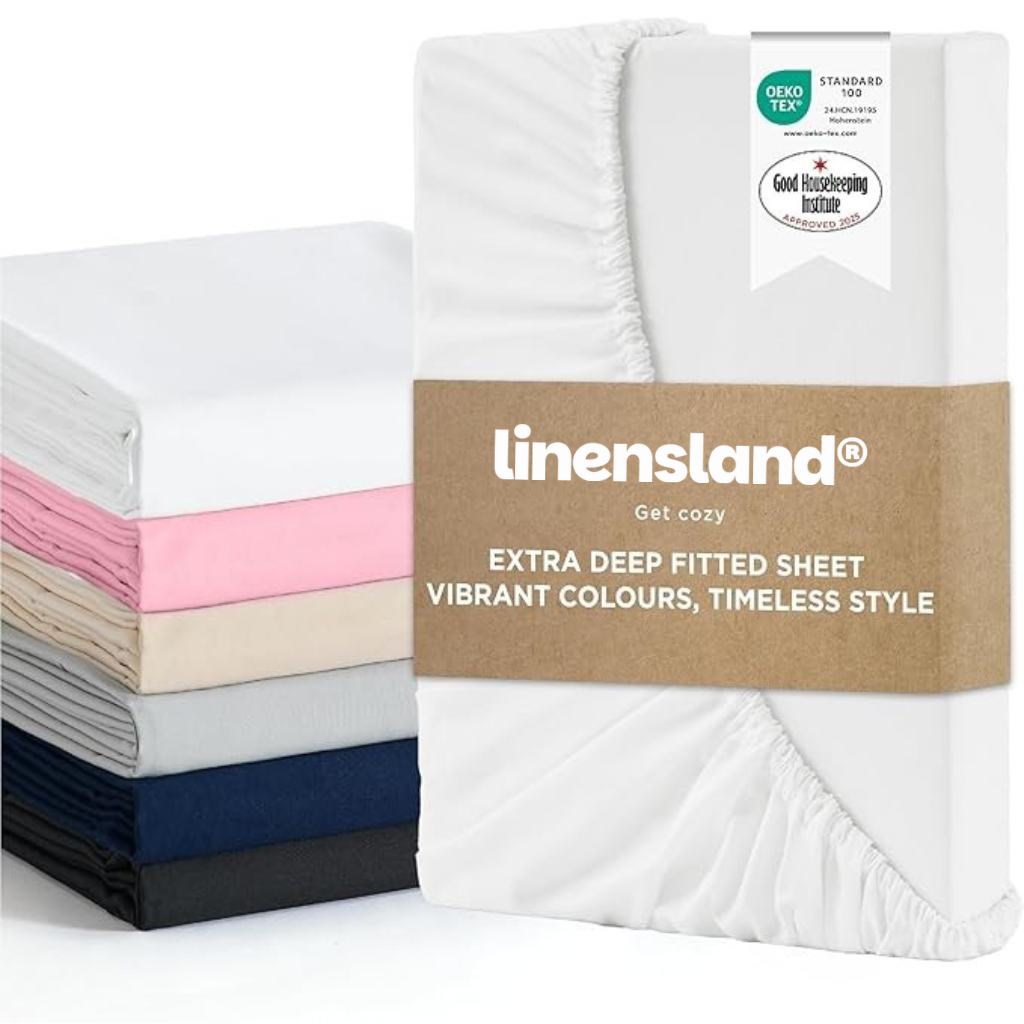 100% Egyptian Cotton Deep Fitted Sheet
