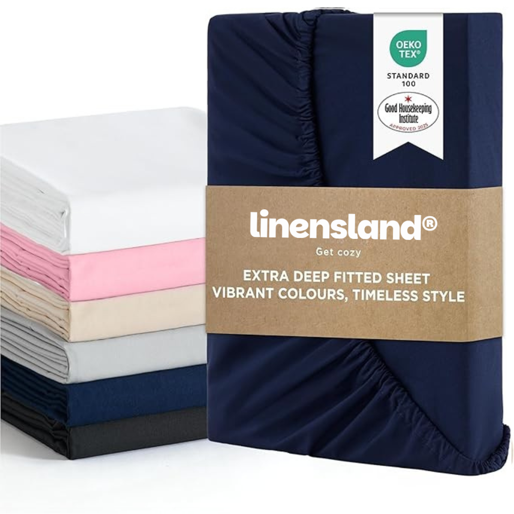 100% Egyptian Cotton Deep Fitted Sheet