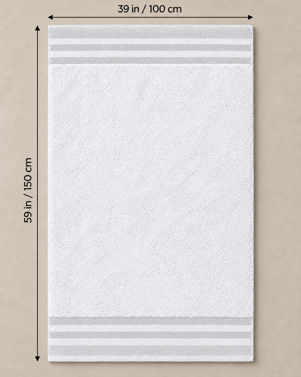 Harlow Towel - 100% Cotton Luxury 600 Gsm Towel (Pack of 2)