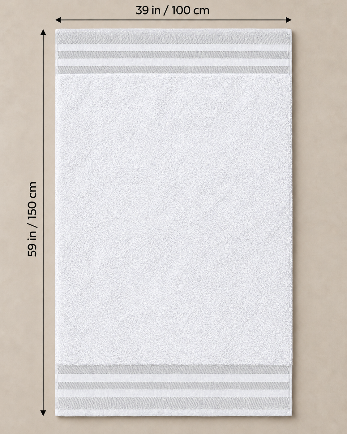 Harlow Towel - 100% Cotton Luxury 600 Gsm Towel (Pack of 2)